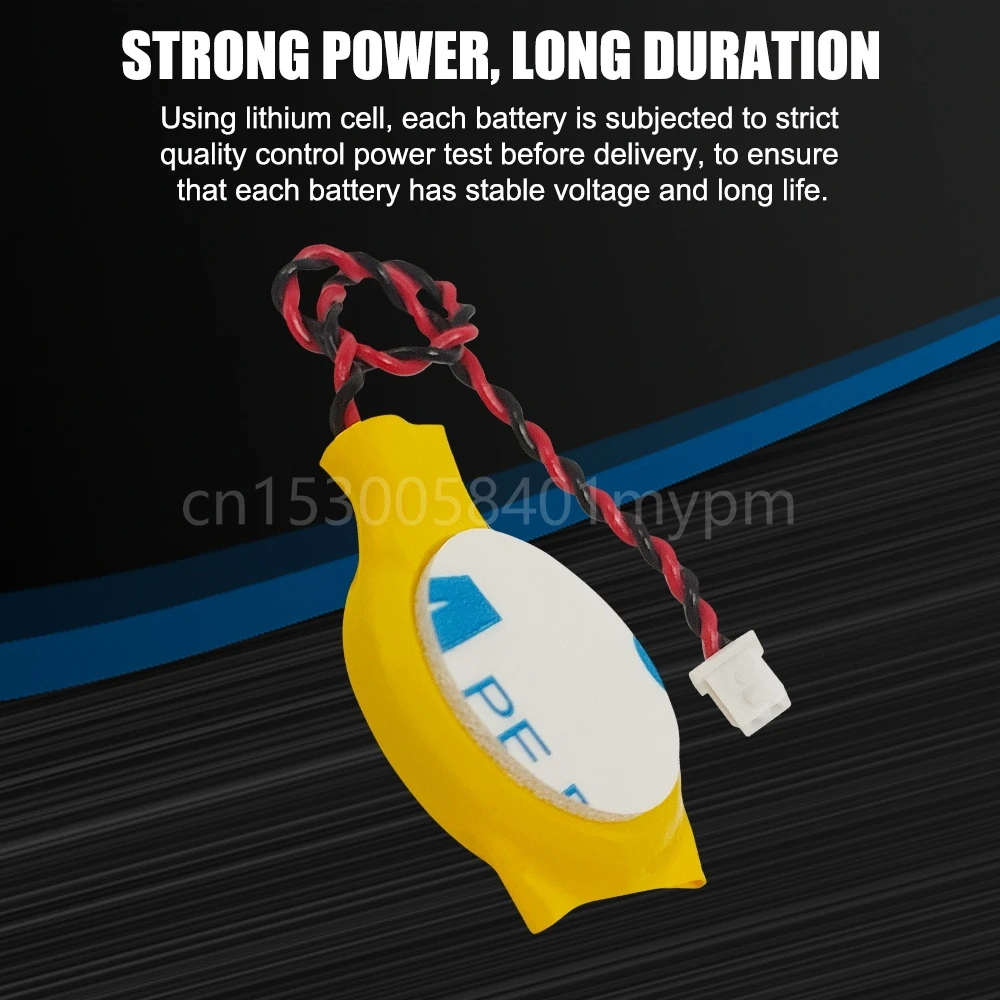 2 pz Dewtox CR2032 3V scheda madre CMOS striscia linea batteria al litio per auto telecomando bilancia bilancia candela lampada
