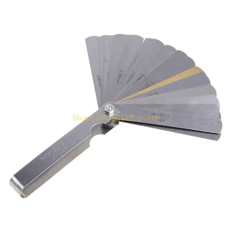 32 Blade Imp/Mertic + Brass Blade Feeler Gauge Tune Up Thickness Set New best sale