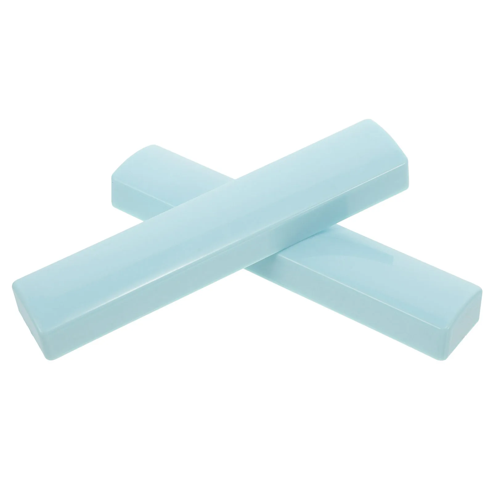 1 Pair Calligraphy Paperweight Rectangular Pp Material Smooth Edges Writing Practice Tool Chinese Calligraphy Supplies Office