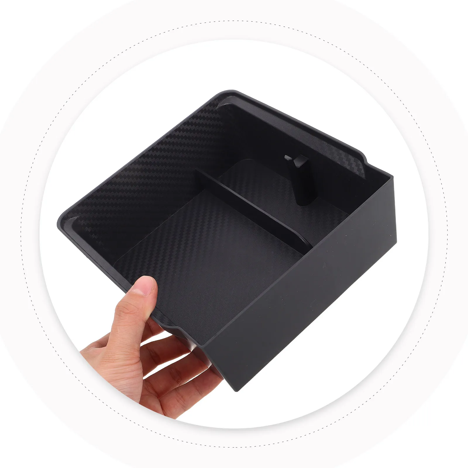 

Car Center Console Armrest Box Spacious Storage Organizer Tray for Vehicle Interior Multifunctional Console Organizer Behind