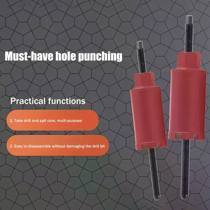 

Construction Tasks Drill Bit Extractor Drilling Tool Compact Lightweight Holder Compact Design Easy Disassembly DIY Tool