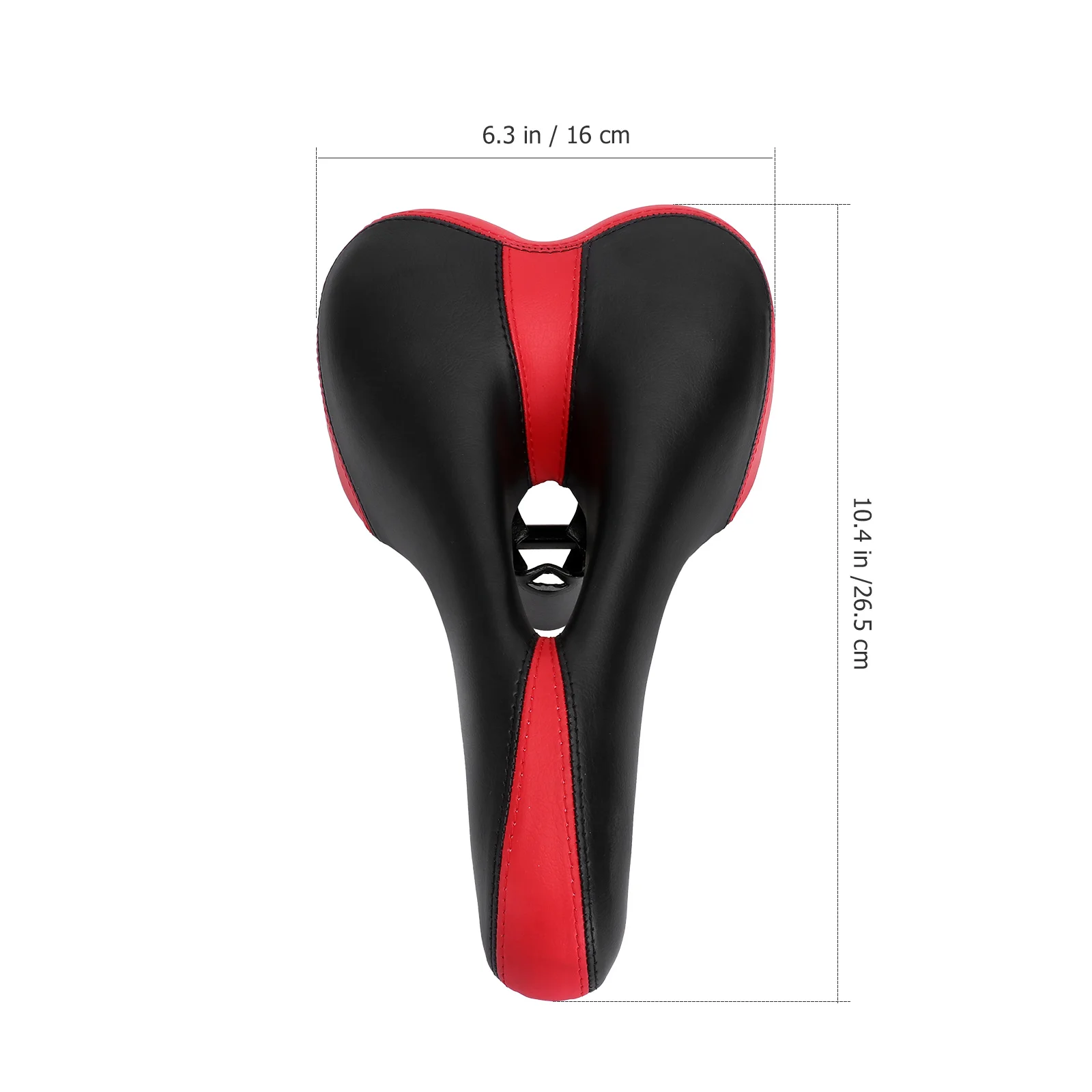 

Comfortable Bike Saddle Seat Cushion Pad For Road Mountain Racing Bikes Lightweight Durable Easy Install Red Color