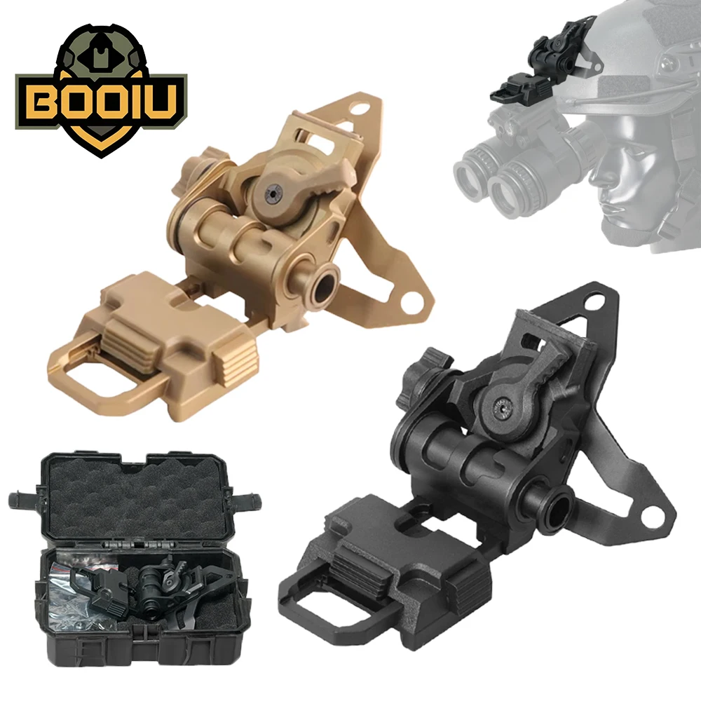 

Кронштейн для тактического шлема BOOIU Airsoft L4G69 для приборов ночного видения, держатель для очков, адаптер для PVS15/18