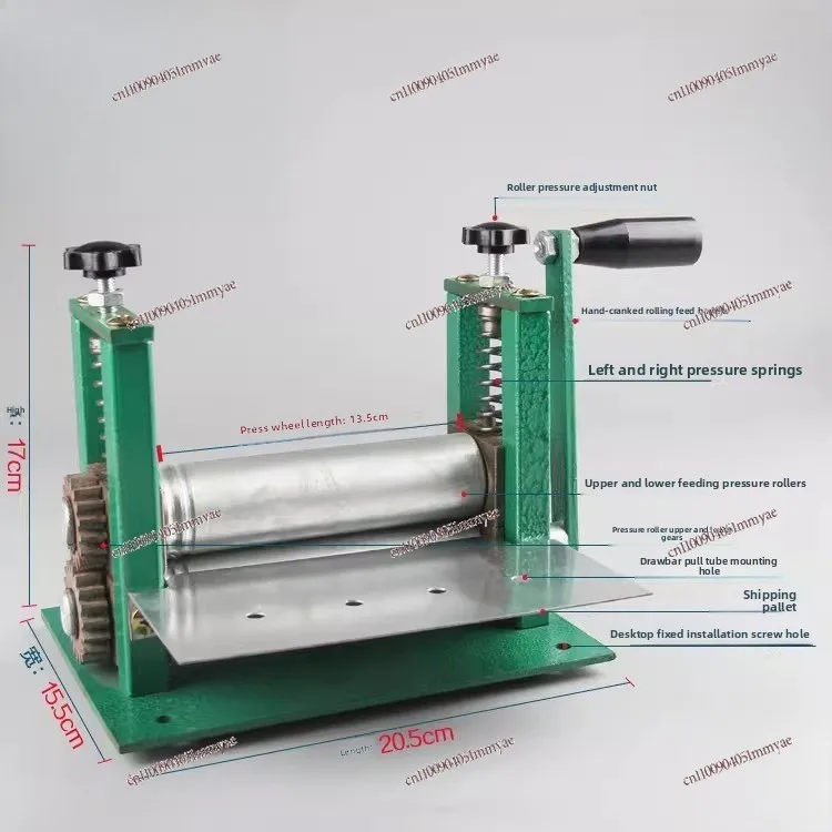 Hand-cranked small leather drawing machine glue cartridge machine