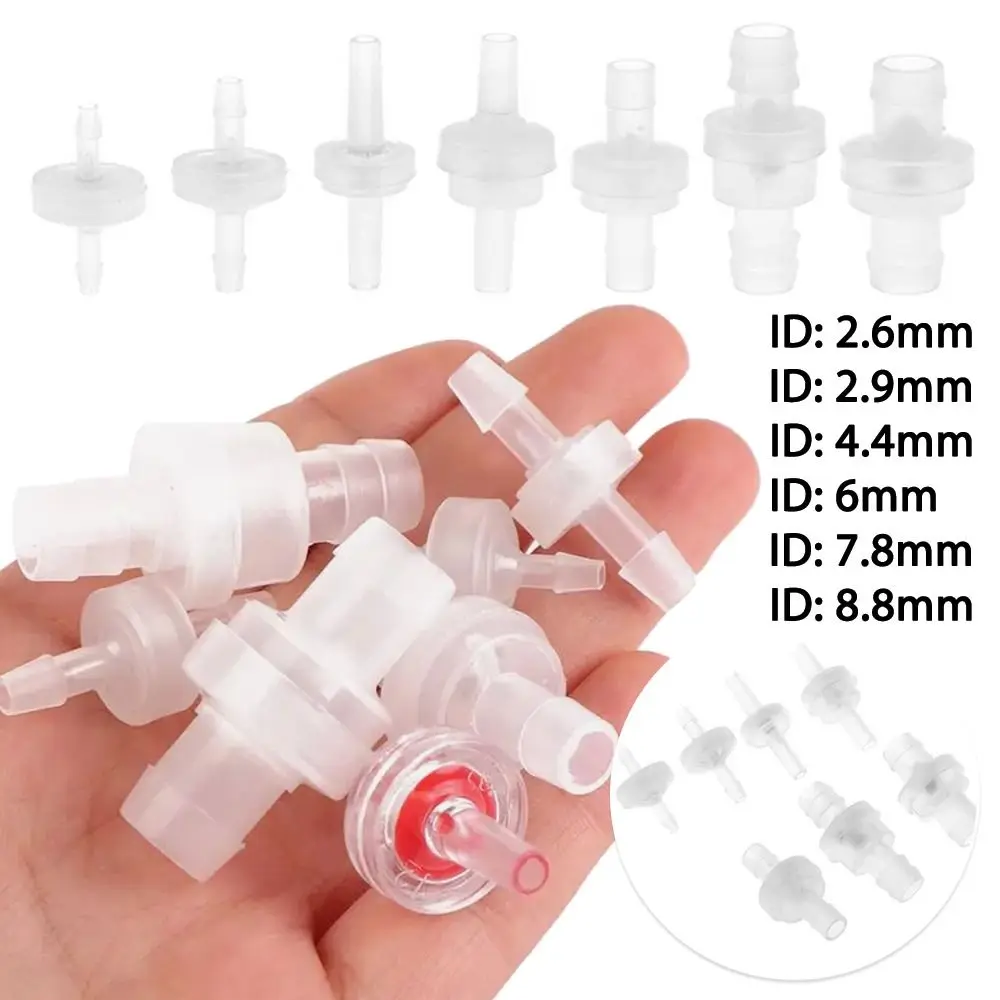 1/5Pcs Pagoda Inline Plastic Check Valve One Way Non-Return Diameter 3/4/6/8/10/12mm One-Way Valve Air Pump Accessories