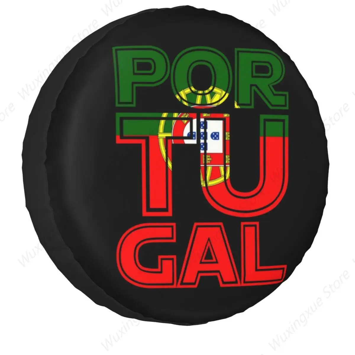 

Чехол для запасного колеса I Love Portugal Country Land Cut Flag для Suzuki Mitsubish, португальские автомобильные аксессуары