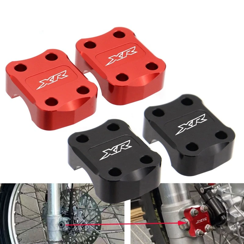 For HONDA XR400R 1996-2004 XR650L1993-2022 XR 400 R 650 L Motorcycle Bracket Front Fork Axle Holder Clamp Cover Accessories