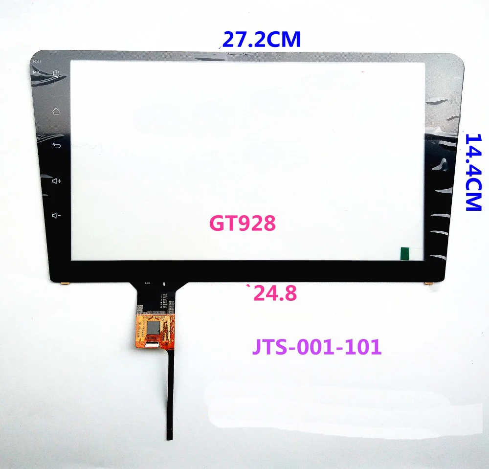 10.2 Inch Capacitive Touch Screen Sensor Digitizer Glass Panel For Camry 271mm*144mm JTS001-101 ZHG-163B GT9271 GT928