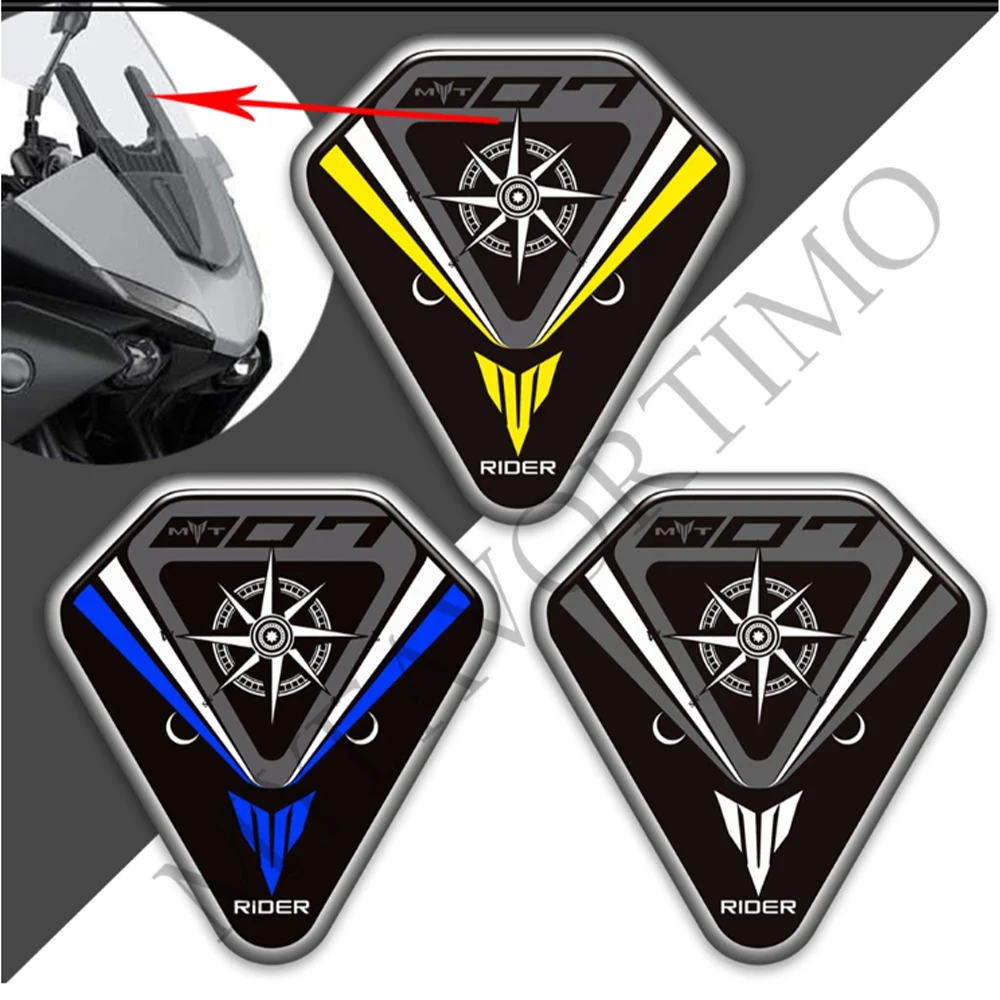 2018 2019 2020 Motorfiets Tank Pad Grips Stickers Decals Protector Gas Stookolie Kit Knie Voor Yamaha MT 07 MT 07 SP MT-07