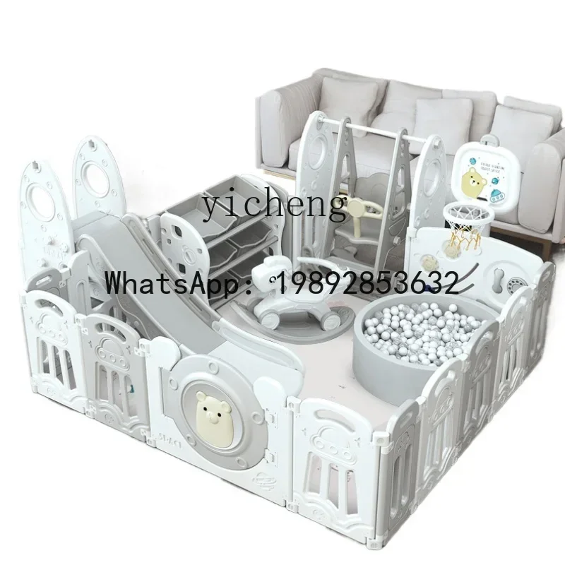 AE سياج الطفل واقية صريف الأرض حصيرة للزحف الأطفال داخلي المنزل لعبة مكافحة سقوط سياج أمان طفل صغير