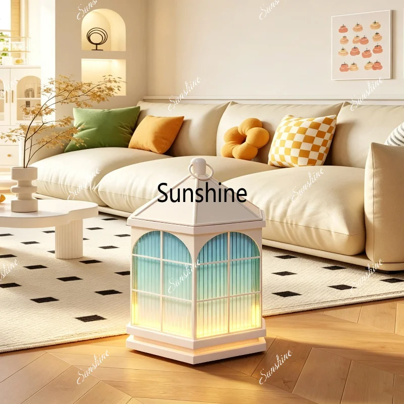 Household light luxury high-end ins cream wind creative art high value living room trash can