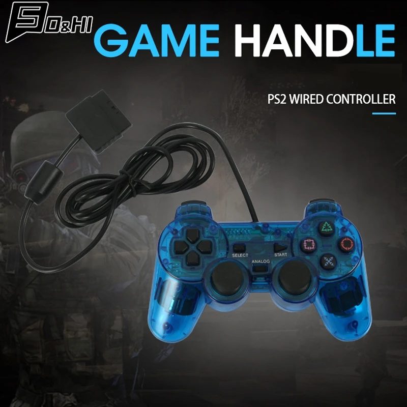 1 Stück neueste kabel gebundene Verbindung Gamepad für ps2 Controller für ps2/psx Joystick für PSON Joypad Wired Controller