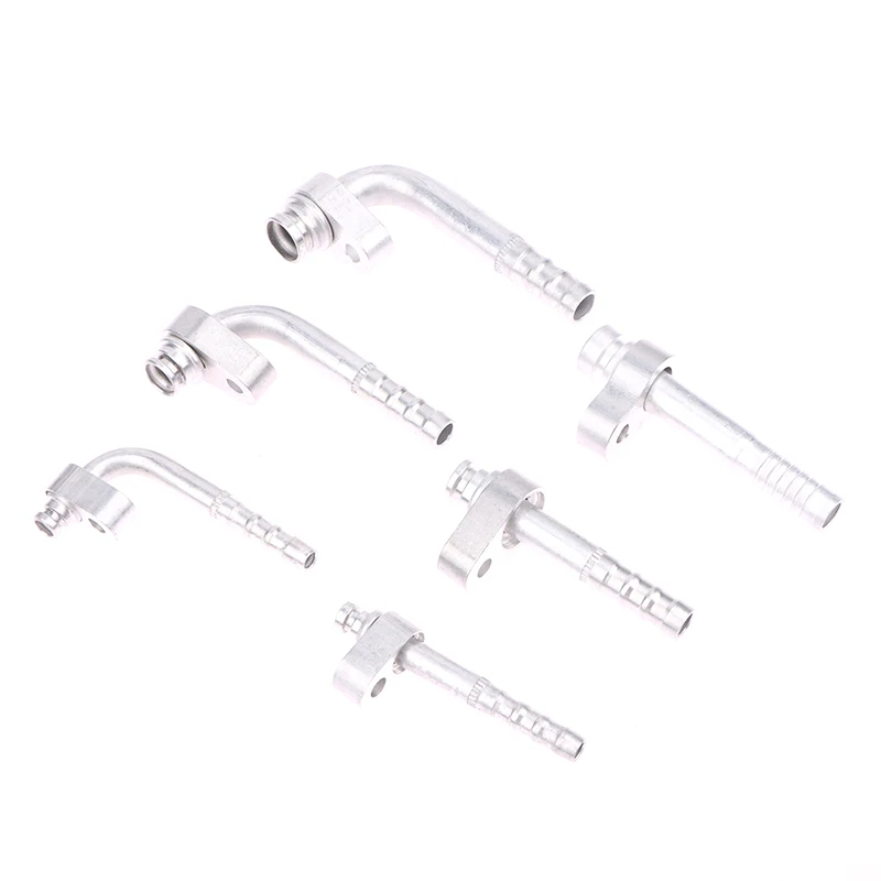 【MO】Conector de manguera para aire acondicionado de automóvil, junta de refrigeración por aire R134 con placa, accesorio de refrigeración por aire con placa