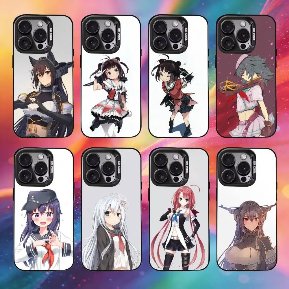 

Game K-kantai C-Collection Phone Case For iPhone17, 16,15,14,13,12 Pro Max Black Candy Matte Shockproof Cover