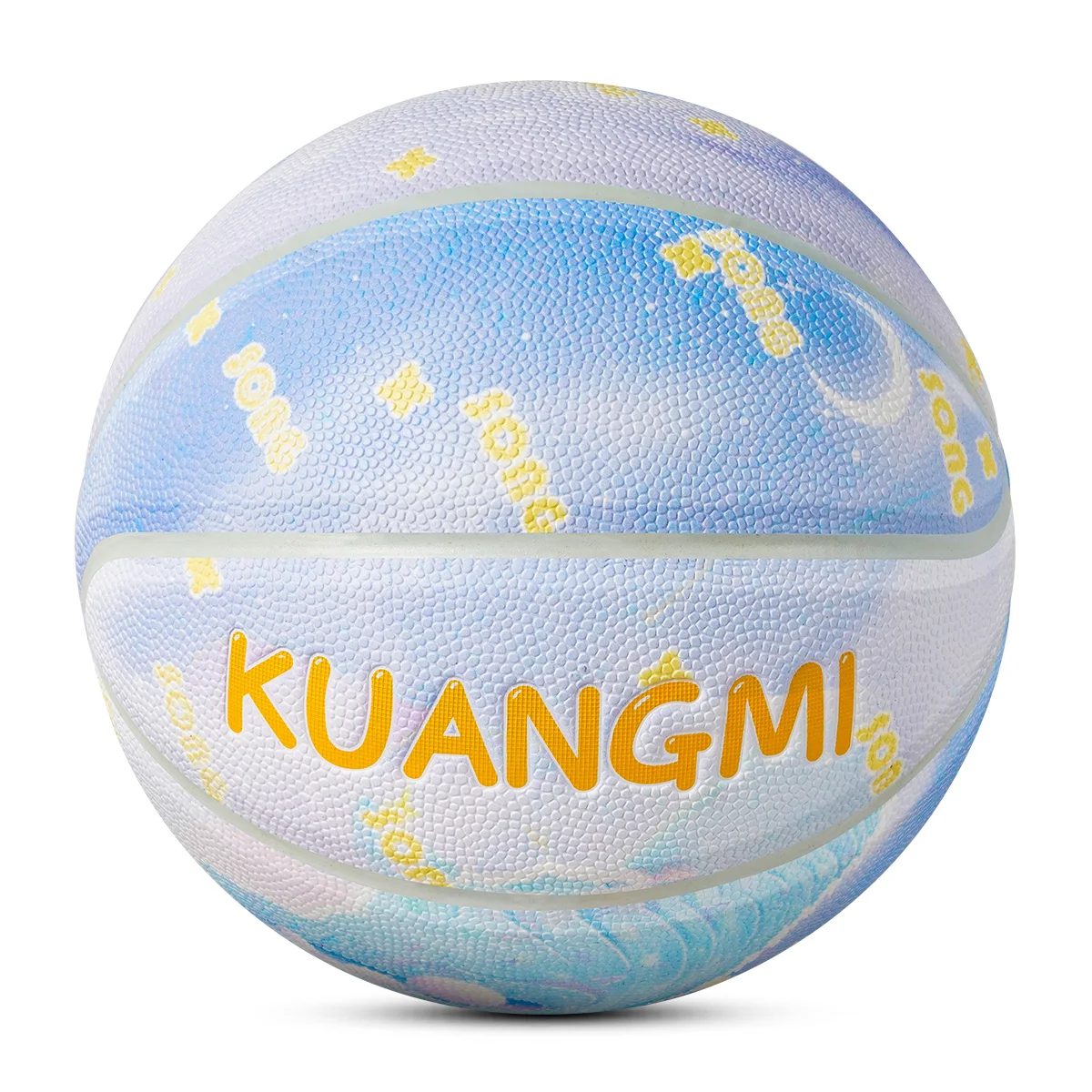 Kuangmi ขนาด 6 ลูกบาสเก็ตบอลสําหรับเด็กสวมใส่ Anti-SLIP หนัง PU การแข่งขันการแข่งขันการฝึกอบรมในร่มกลางแจ้ง