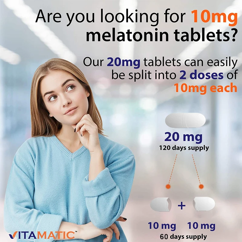 High Potency Melatonin 20mg Tablets