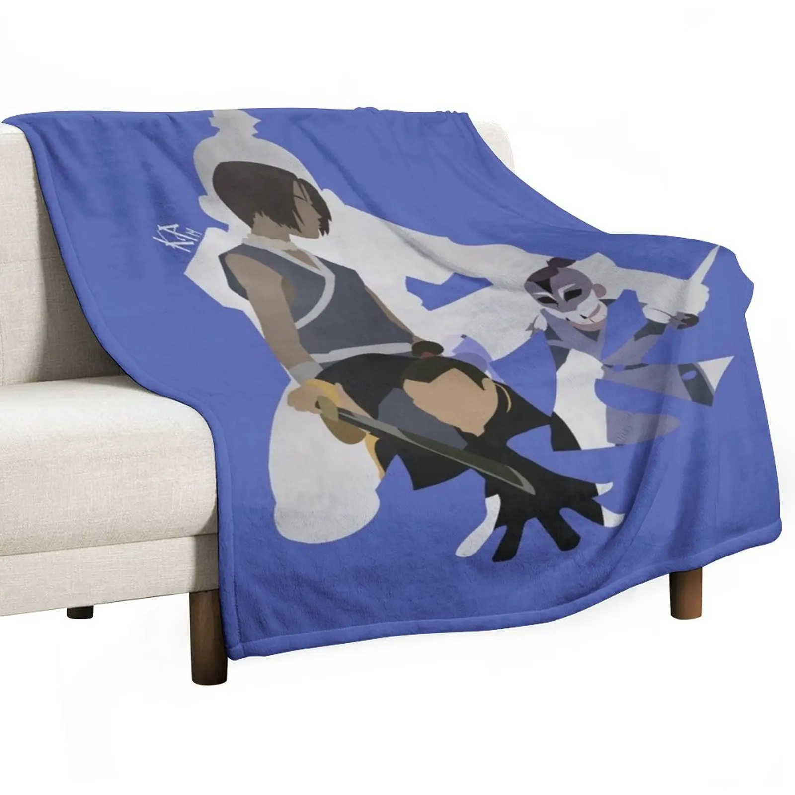 

Sokka the WARRIOR Throw Blanket Flannel heavy to sleep Personalized Gift Blankets Sofas Of Decoration Blankets