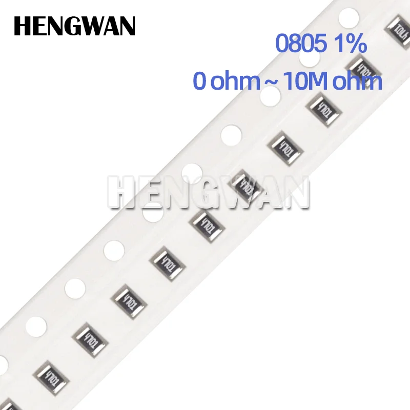 

100pcs 1% 0805 Smd Resistor 0r - 10m 1/8w 0.1 0.22 10 47 100 150 220 470 Ohm 1k 2.2k 4.7k 10k 100k 10r 100r 150r 220r 330r 1m