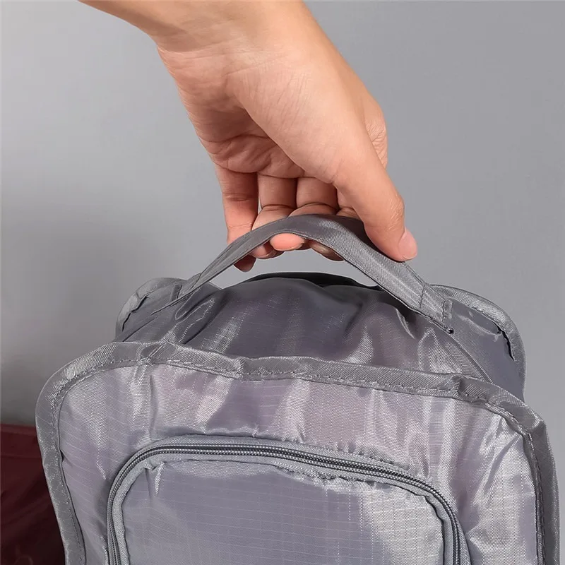 Portable Waterproof Shoes Organizer Storage Bag Pouch Pocket Packing Cubes Handle Nylon Zipper Bag For Travel Accessories