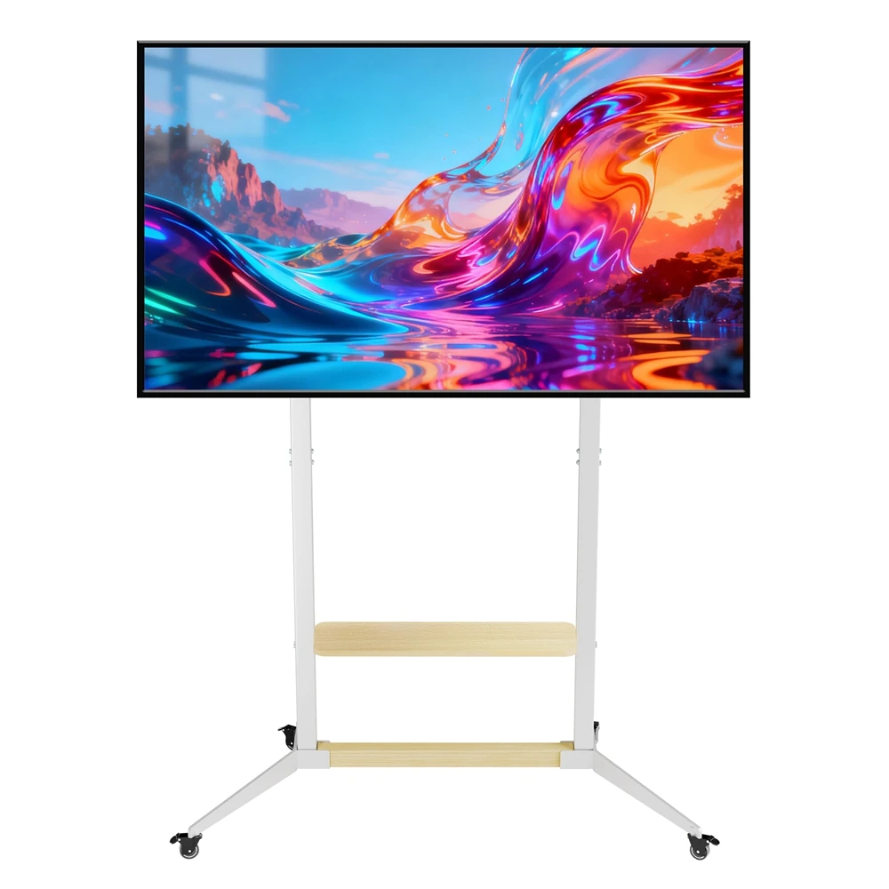 

Регулируемая по высоте подставка для телевизора на колесах. Мобильная подставка для телевизора. Тележка для ЖК-дисплея диаметром 40–100 дюймов.