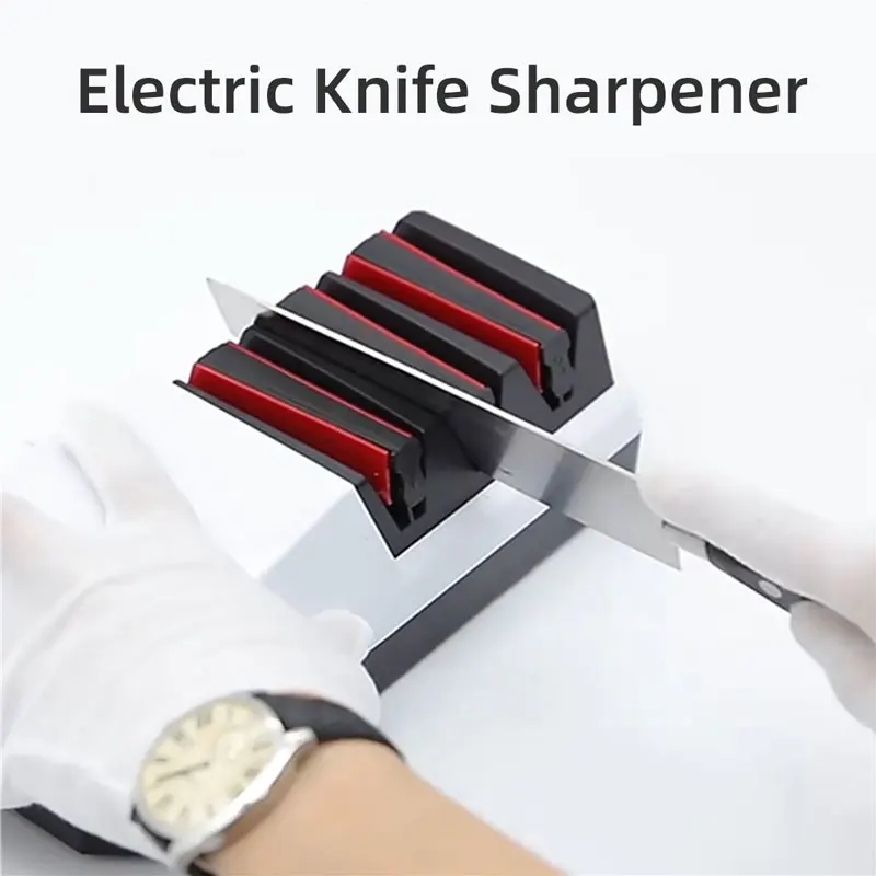 Electric Knife Sharpener,Home Kitchen Electric Sharpening Machine 110V 220V