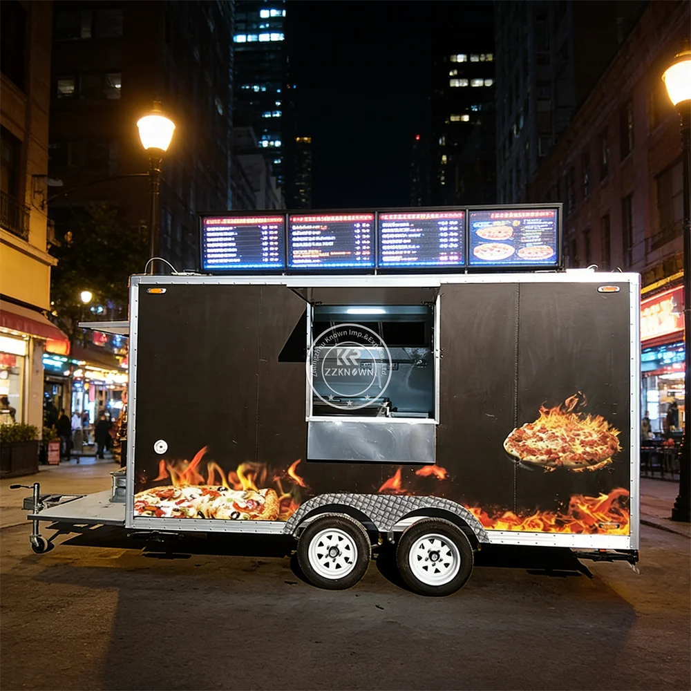 

Australia Standard Portable Taco Food Trailer Stainless Steel Truck Mobile Hot Dog Food Truck With Full Kitchen