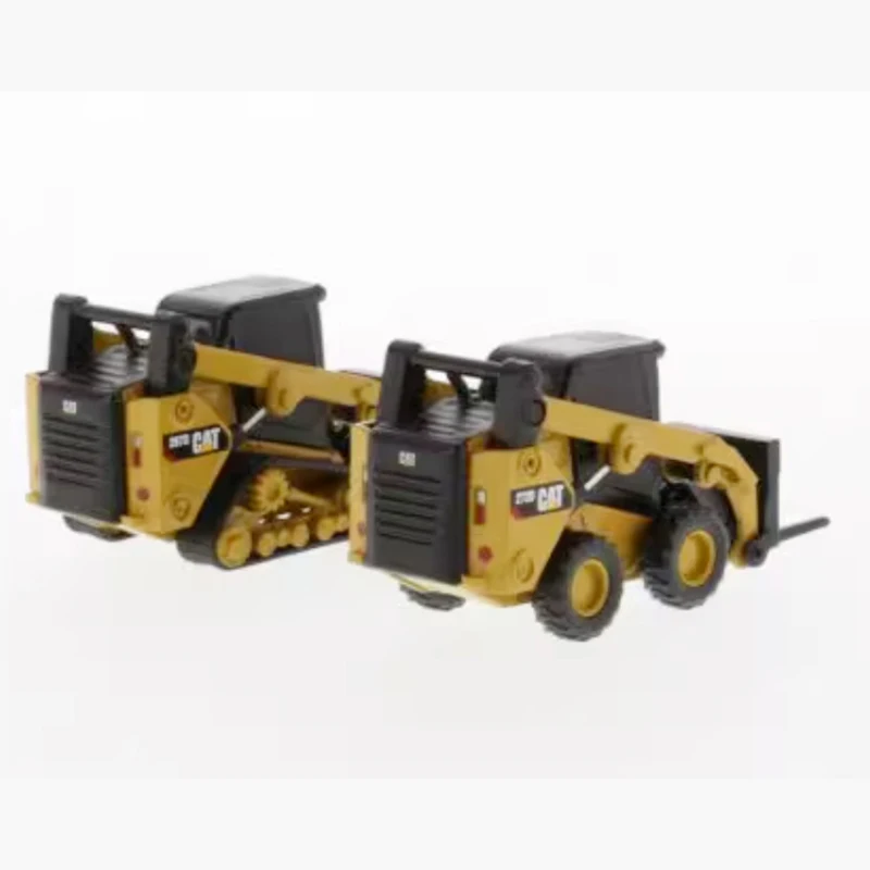 Dm diecast escala 1:64 cat 272 & 297d2 carregador deslizante liga modelo de carro de engenharia 85693 coleção exibição estática ornamentos presente brinquedo