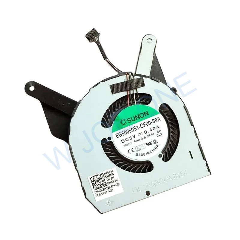 Novo ventilador de refrigeração para cpu de laptop, cooler para notebook dell latitude 5400 fcn fl39 dfs5k12304363q dc28000mrfl 0mxh2w dc5v 0,40a