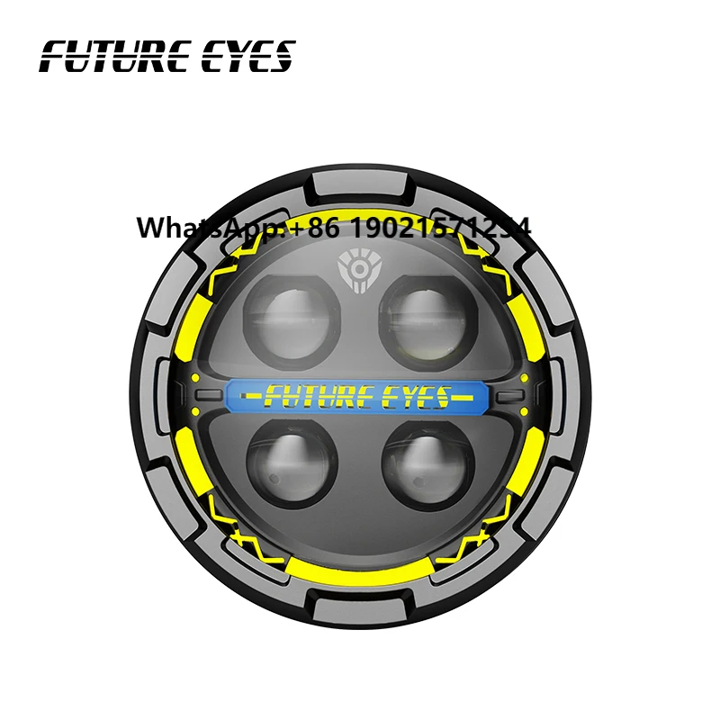 

FUTURE EYES Round CNC Aluminum LED Head Fog Low Beam High Beam Light for Car