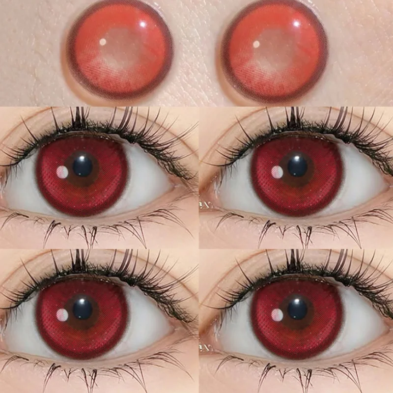 KSSEYE 2PCS Korean Contact Lenses Natural Color Pupils Green Contact Lenses Myopia Brown Beauty Eyes Multicontact Free Delivery
