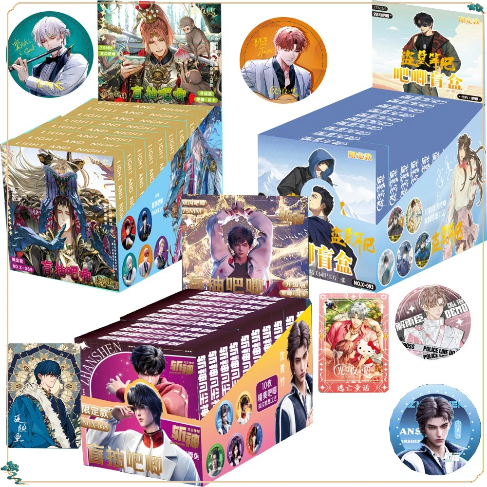 

Classic Protagonist Creative Round Badge Cartoon Anime Peripheral Exquisite Collection Cards Decorative Accessories Fans Gifts