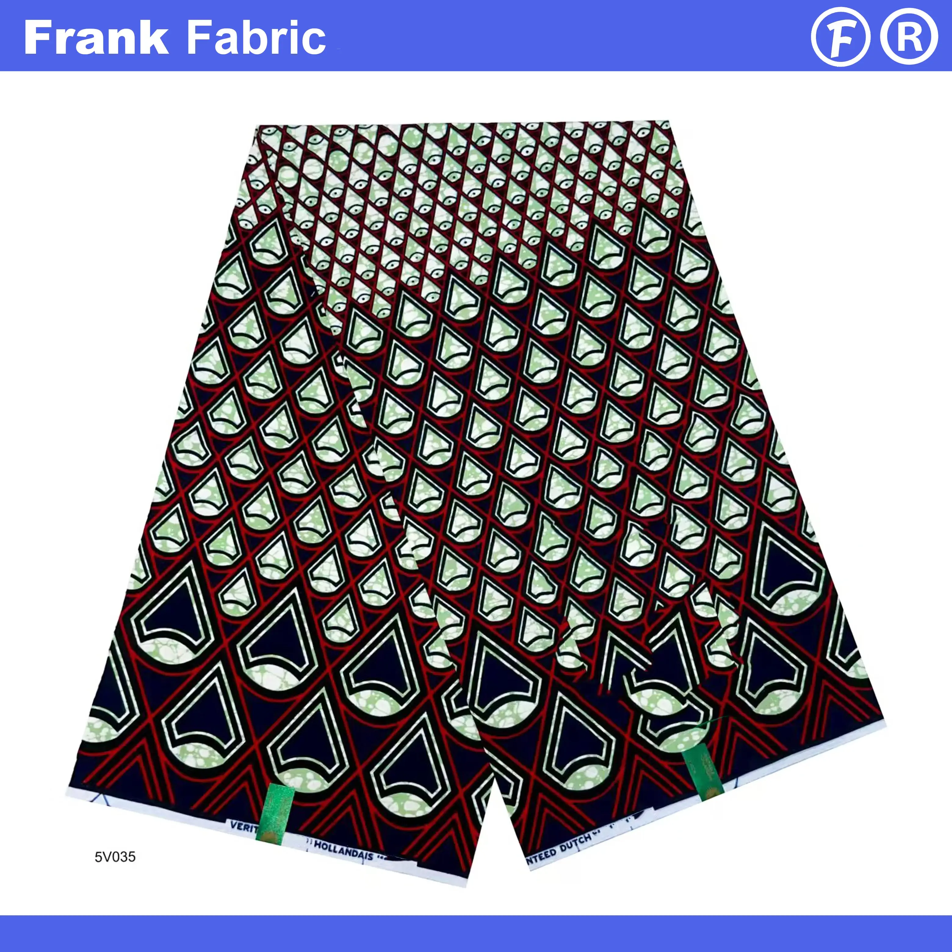 

Оптовая продажа, голландская африканская восковая ткань с принтом, 100 хлопок, 6 ярдов, классическая ткань Hollandais Ankara, батик, оптовая скидка FF2508.85