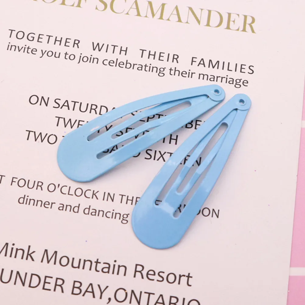 

50 шт. заколок для волос, однотонные, разноцветные, металлические, для фестивалей, вечеринок, школы