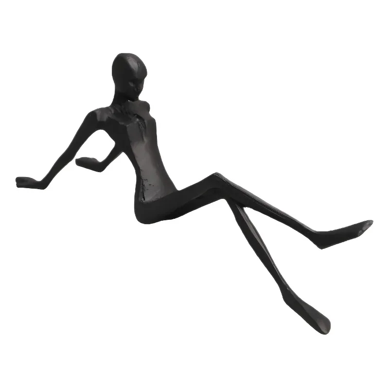 1Pcs Cast Iron Character Decoration Model Room, Office Bedroom, Study Room, Living Room, Desktop, Lobby Decoration