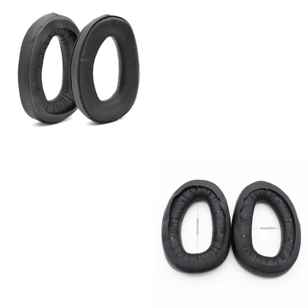 1 Paar Ohrpolster-Kissenbezug, schwarzer Memory-Schaum, weicher Ersatz für GSP 350 300 301 302 303 GSP300 Kopfhörer