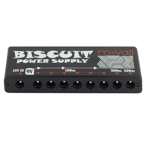 Imagen 2 del producto Movall MPS-02 Super Mini fuente de alimentación para Pedal de guitarra 8 salidas antiinterferencias 18W salida diferente potencia de efecto de guitarra