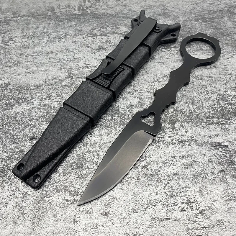 BM 176 D2 Dao Thẳng Chất Lượng Cao EDC Dụng Cụ Cắm Trại Ngoài Trời Hoang Dã Sống Còn An Toàn Di Động Bỏ Túi Dao