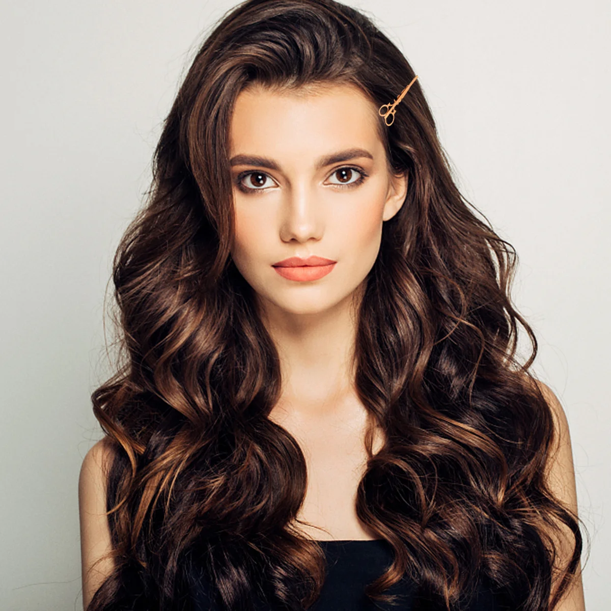 

1pcs Alloy Scissors Hairpin Gold Lightweight Elegant For Party Wedding Daily Wear Scissors Clip Handicraft Sewing Accessory