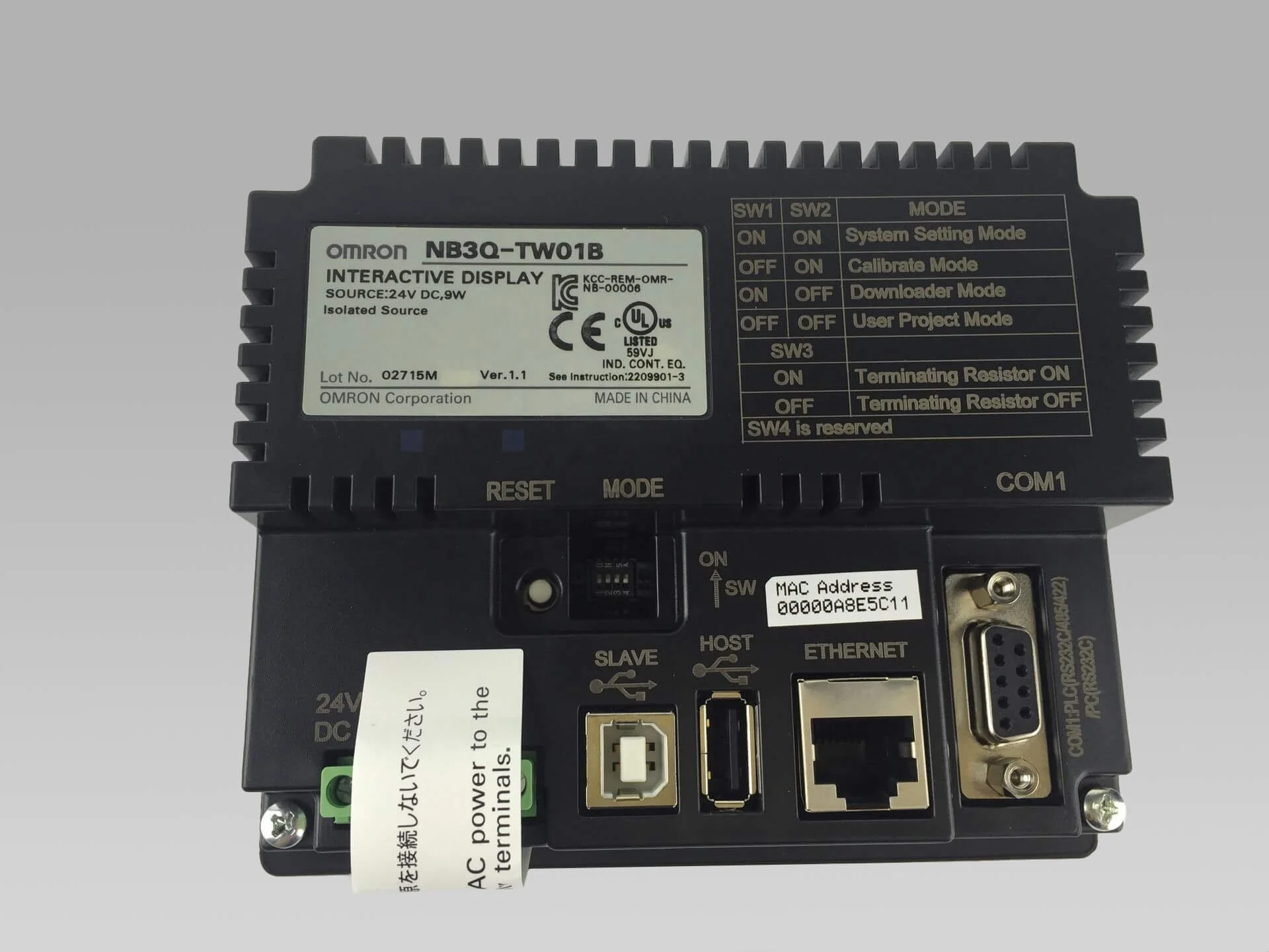 Nova tela de toque genuína NB3Q-TW01B série NB-S tela colorida tela de toque de 3,5 polegadas