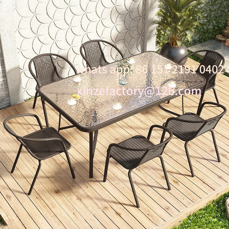 

Customizable winter outdoor tables and chairs balcony outdoor tables and chairs kit small garden modern wrought iron tabl