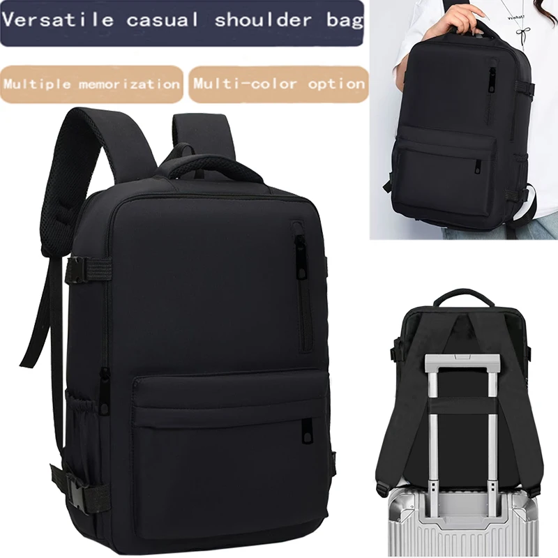 

Идеальный практичный рюкзак с множеством карманов, легкий, для работы, путешествий, повседневного использования, функциональная сумка для хранения.