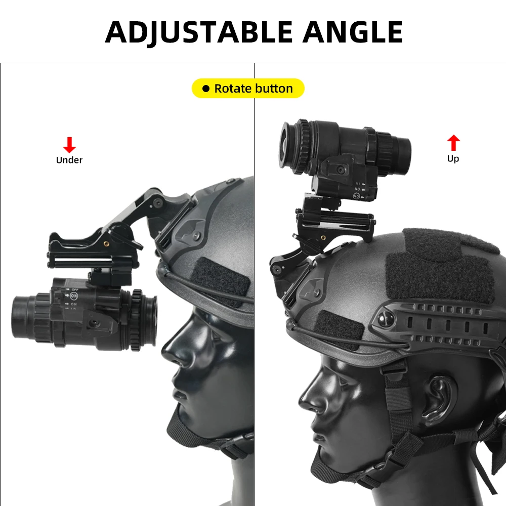 Тактический шлем BOOIU, складная подставка для зеркала ночного видения серии M4/M6, новая регулируемая раздвижная подставка для устройства ночного видения Pvs14
