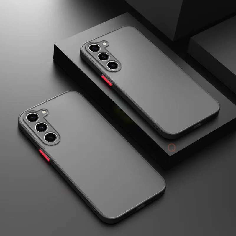 Luxuriöse Armor Matte Hartschalen-PC-Hülle für Samsung Galaxy S26 S25 S24 S23 S22 S21 S20 Fe Plus S25 Ultra Stoßfeste Schutzhülle