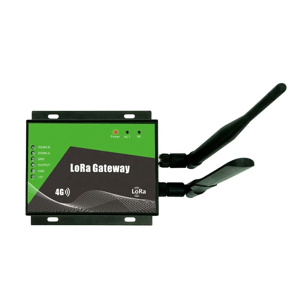 Outdoor use iot temperature and humidity monitoring system 4G LoRa gateway