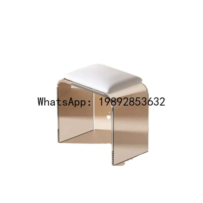 

PYJ Extremely Simple People Chair Cream Style Home Doorway Makeup Changing Shoes Dressing Bench Bedroom Dresser Chair