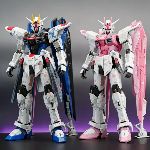 FM 1/100 ZGMF-X10A Freedom Ver.GCP Matte Spray Sakura Color Assembly Model Kit With Water Decals Action Figure Anime Mecha Toy
