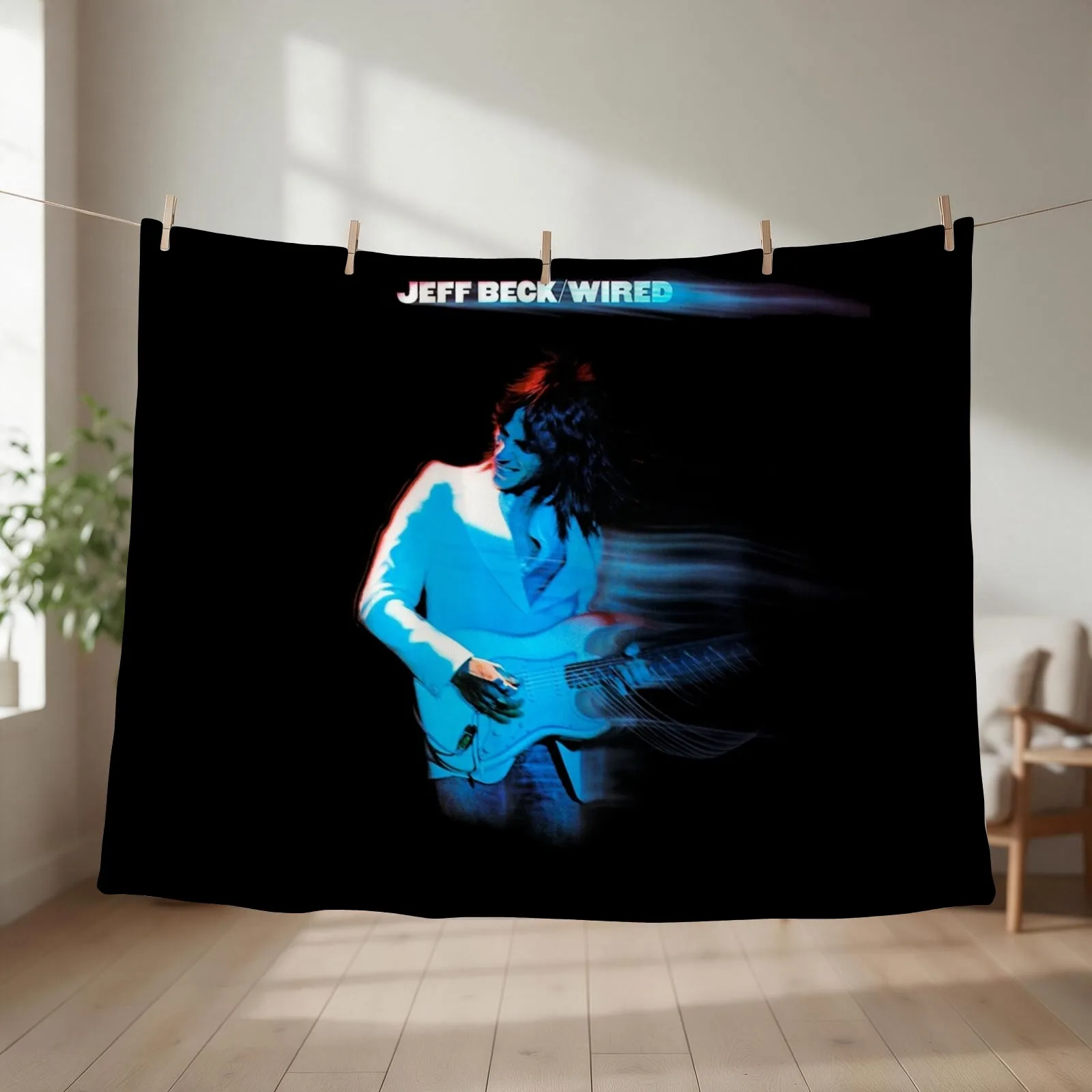 Jeff Beck wired Throw Blanket couch cozy soft plush fuzzy picnic outdoor blanket