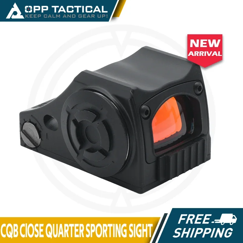 

CQB Close Quarter Sporting Sight 2 MOA Red Dot Reflex Sight Optics Automatic Adjustment Brightness with Picatinny Vented Mount