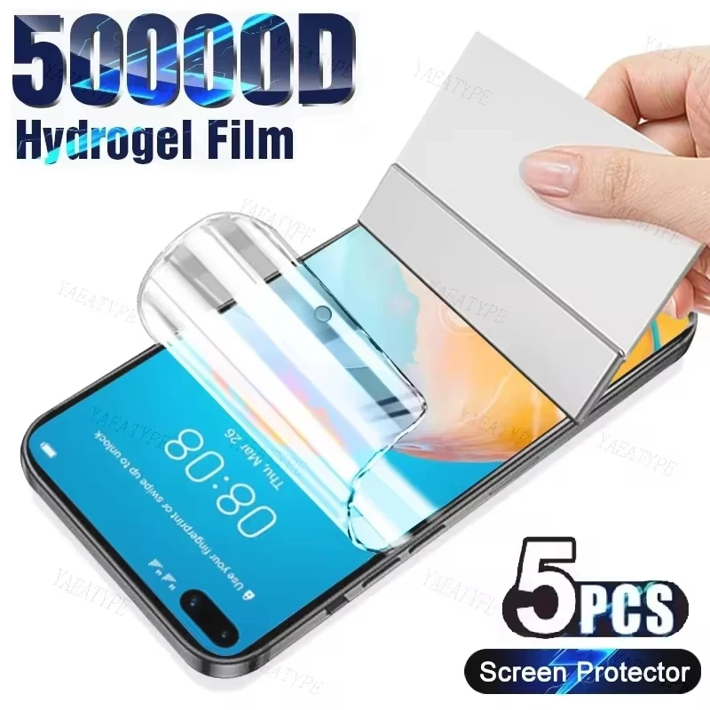 1-5Pcs Hydrogel Film For OPPO A96 A95 A94 A93 A92S A91 A78 A74 A58 A57 A56 A55 A54S A53 A52 A36 A35 A16S A15 Screen Protectors