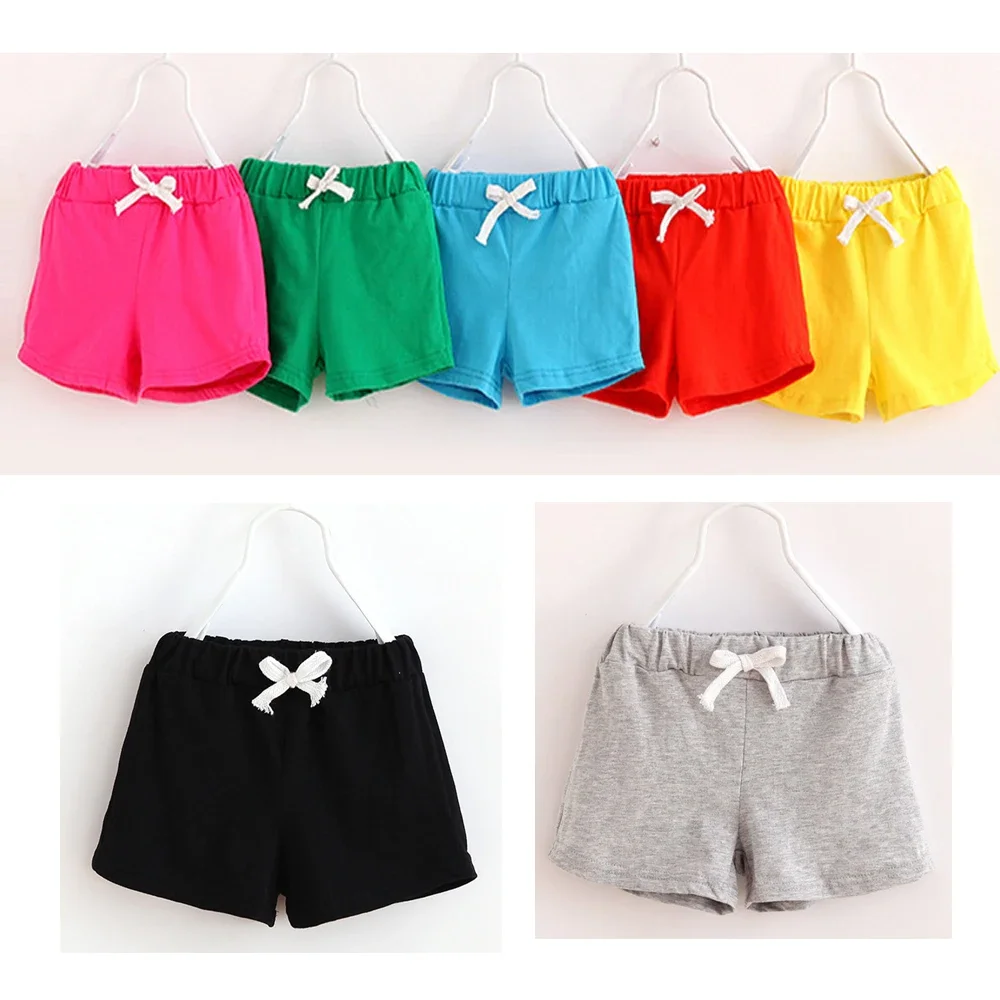 

New Summer Baby Girls Boys Shorts 10 Colors Cotton Shorts for Girls Boys Brand Kids Children Beach Shorts Baby Clothes